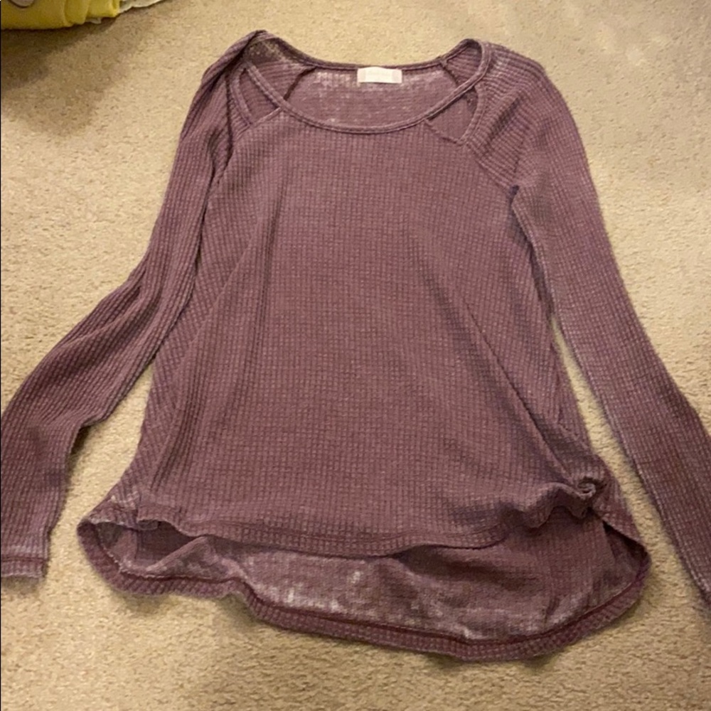 Distressed sweater